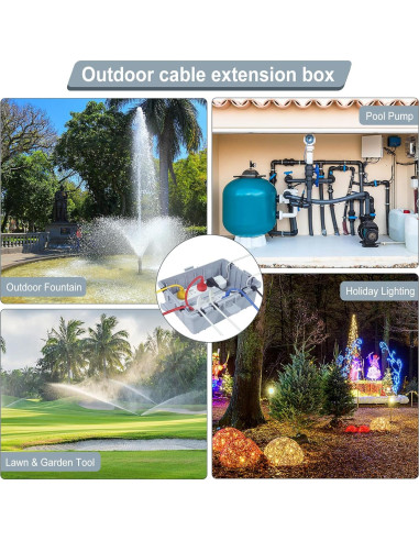 Caja Eléctrica Exterior Impermeable OUTDSPLY 32x23x13 cm