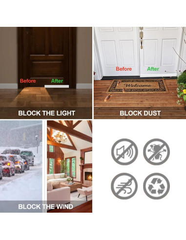 Tapón Aislante de Corrientes de Aire NC 1m Blanco