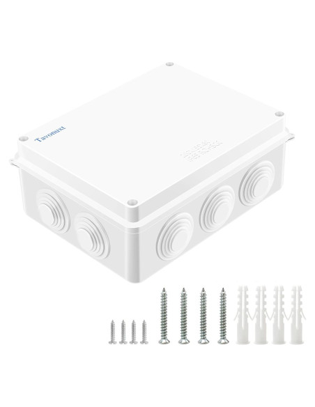 Caja de Conexiones Impermeable TAVONUXT IP65 200x155x80mm