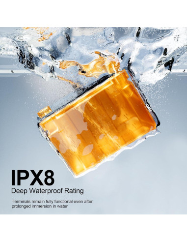 4 Piezas Cajas de Gel Impermeables New.Sunny IPX8