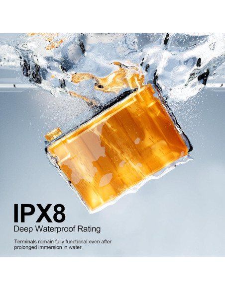 4 Piezas Cajas de Gel Impermeables New.Sunny IPX8