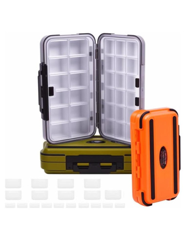 Caja de Pesca Impermeable SHANDERBAR 3 Paquetes 19 Divisores
