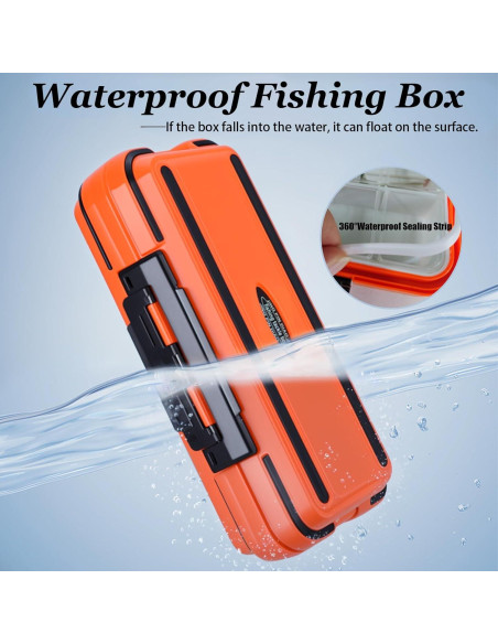 Caja de Pesca Impermeable SHANDERBAR 3 Paquetes 19 Divisores