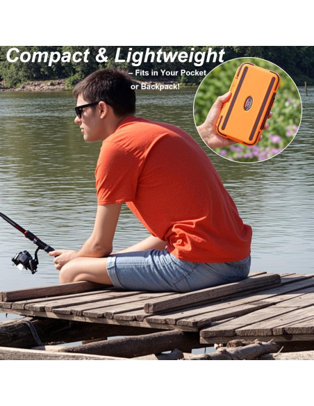 Caja de Pesca Impermeable SHANDERBAR 3 Paquetes 19 Divisores