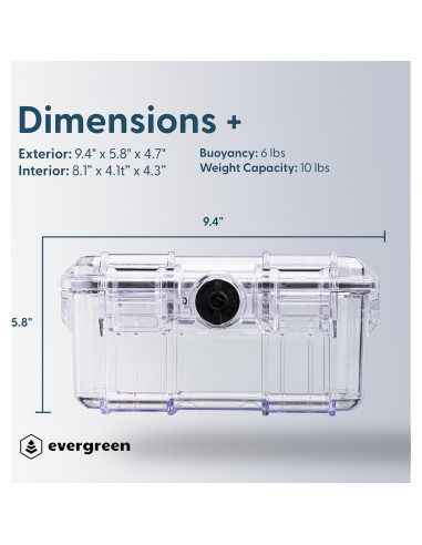 Caja de Almacenamiento de Medicamentos Evergreen MedSafe 24cm