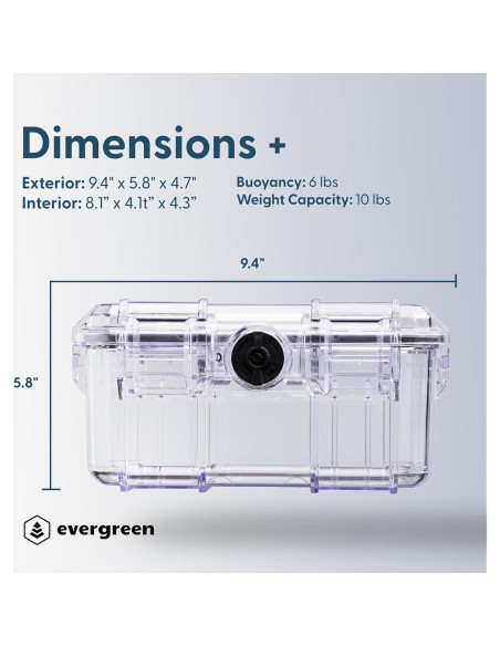 Caja de Almacenamiento de Medicamentos Evergreen MedSafe 24cm