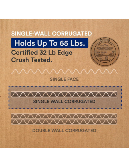 Cajas de Mudanza Medianas BOX USA 10-Pack 45x36x30 cm