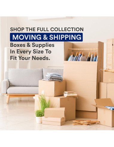 Cajas de Mudanza Medianas BOX USA 10-Pack 45x36x30 cm