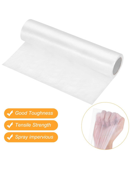 Tela Plástica 2 Rollos uxcell 4,27 x 15,85 m Impermeable