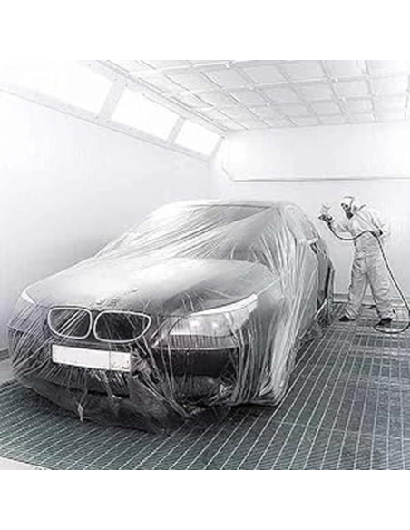 2 Rollos Tela Plástica Protectora DODODIY 4x20m A Prueba de Agua