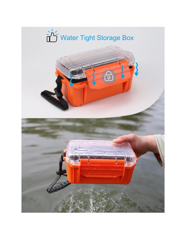 Caja Secadora Impermeable Hlotmeky Naranja 17x12x9 cm