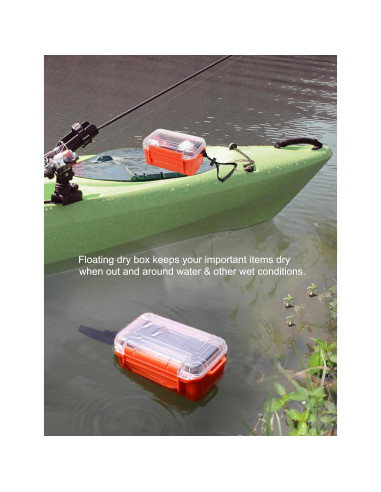 Caja Secadora Impermeable Hlotmeky Naranja 17x12x9 cm