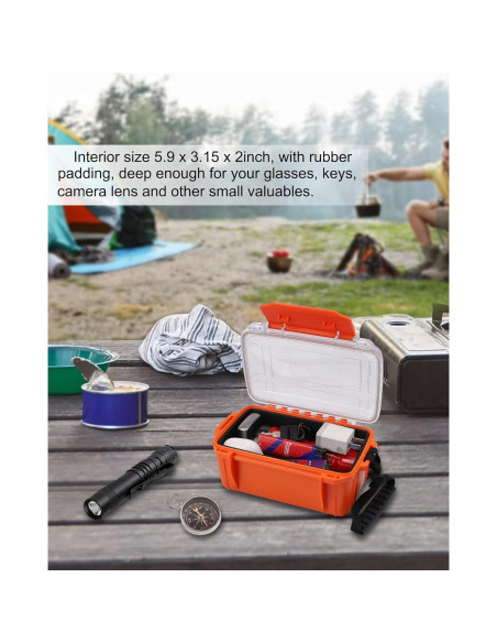 Caja Secadora Impermeable Hlotmeky Naranja 17x12x9 cm