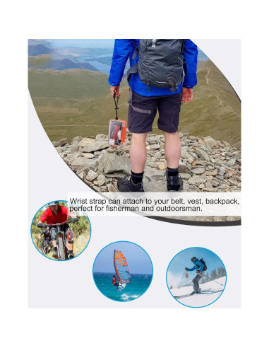 Caja Secadora Impermeable Hlotmeky Naranja 17x12x9 cm