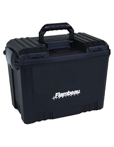 Caja Seca Flambeau 6418DT 45,72 cm Negra Resistente Agua