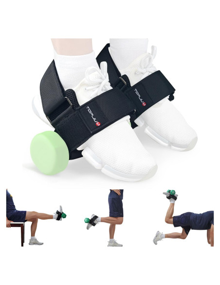 Accesorio de pie para mancuerna TOPJUM - Entrenador de tibiales