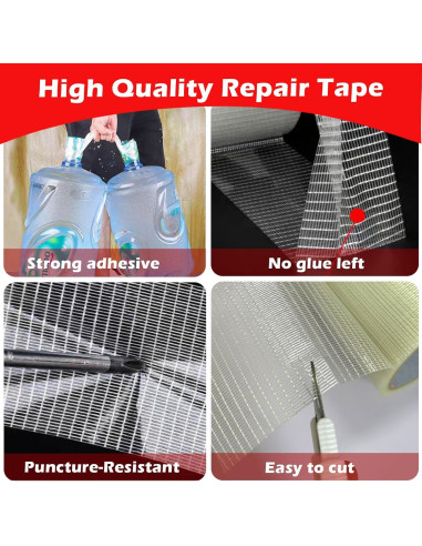 Kit de Cinta de Reparación de Toldos 5" x 12,7 m Clroursim