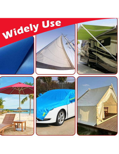 Kit de Cinta de Reparación de Toldos 5" x 12,7 m Clroursim