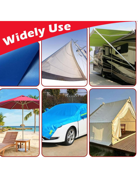 Kit de Cinta de Reparación de Toldos 5" x 12,7 m Clroursim