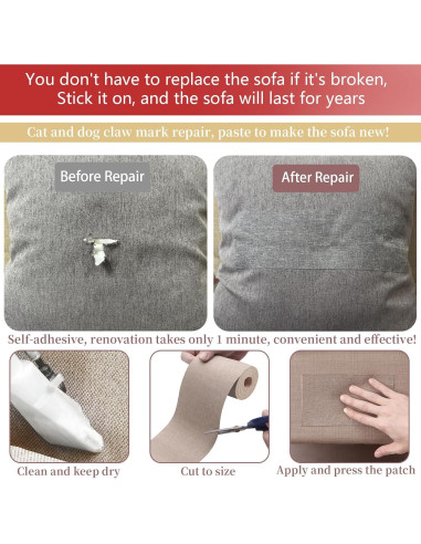 Cinta de reparación Gheeidau 10x178 cm autoadhesiva gris