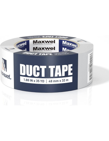Cinta Adhesiva Blanca Maxwel 4,78 cm x 32 m Impermeable