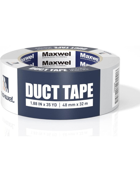 Cinta Adhesiva Blanca Maxwel 4,78 cm x 32 m Impermeable