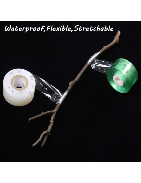 Cinta de Injerto HAINANSTRY 2 PCS 3 cm x 100 m Verde