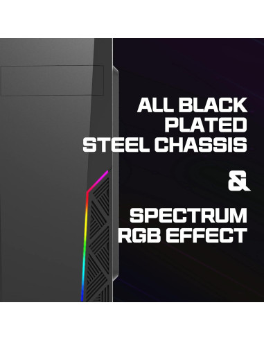 Caja de PC Zalman T8 ATX con RGB y Ventilador 120mm