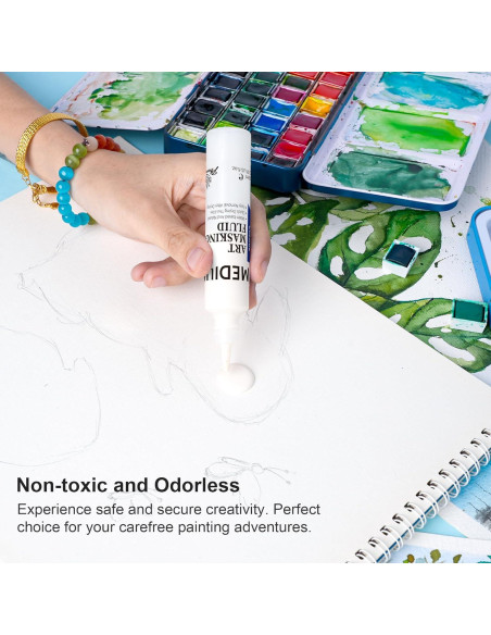 Fluido de Enmascarar AUREUO 25ml para Acuarela