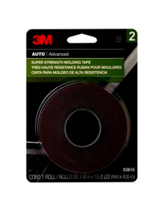 Cinta de Moldeo 3M 03616 Super Resistencia 2.22 cm x 4.57 m
