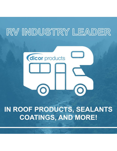 Cinta Butílica Dicor BT-1834-1 0,32cm x 1,91cm x 9,14m