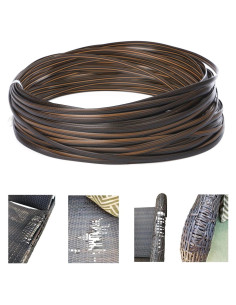 Kit de Reparación de Mimbre Laphivieh 36.6m Marrón Oscuro