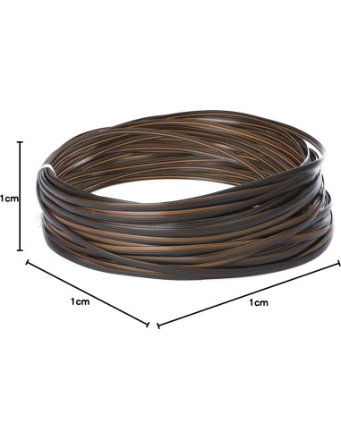 Kit de Reparación de Mimbre Laphivieh 36.6m Marrón Oscuro