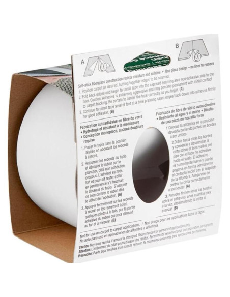 Cinta de unión de alfombra Duck Brand 6,19 cm x 4,57 m