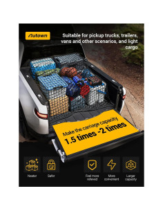 Red de Carga AUTOWN HECN42-S1 2,54 cm con 8 Mosquetones 2