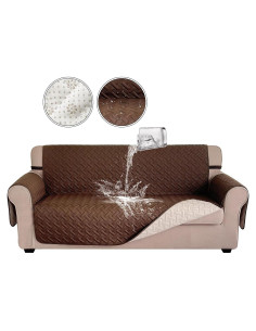 Funda de Sofá Impermeable Luxshare Home 3 Cojines Chocolate