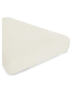 Funda de Cojín de Sofá Hokway Elástica Mediana Blanco Crema