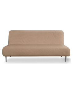 Funda de Sofá Futon LANE LINEN Taupe Ajuste Elástico 1 Pieza