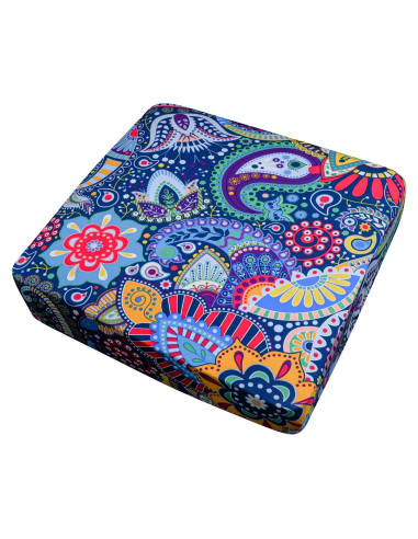 Funda de Cojín de Sofá Forcheer Estilo Floral Lavable