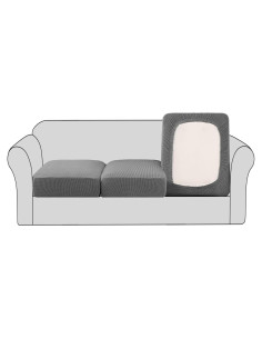 H.VERSAILTEX Fundas de Cojín Sofá Elásticas 3 Piezas Paloma