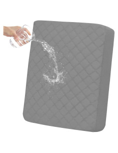 Funda de Cojín Impermeable Easy-Going para Sofá Gris
