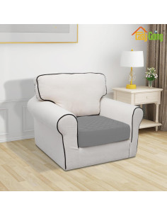 Funda de Cojín Impermeable Easy-Going para Sofá Gris 2