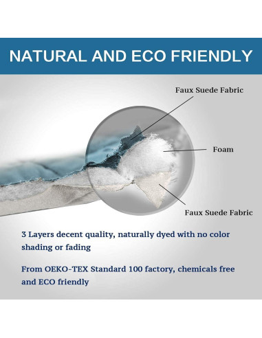 Funda de Sofá Reversible H.VERSAILTEX 2 Correas 78" Azul Beige