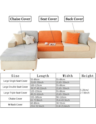 Funda elástica para sofá en L ELEOPTION gris 3 plazas