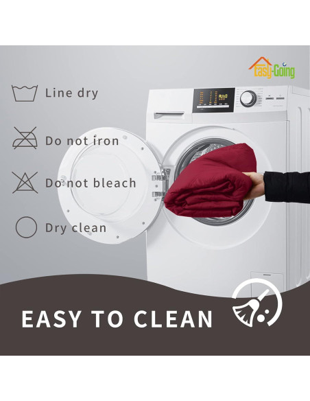 Funda de Sofá Impermeable Easy-Going XX-Large Rojo Navidad