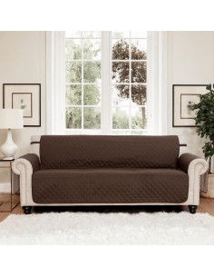 Funda de Sofá Impermeable CAPALOCA 3 Cojines Chocolate 2