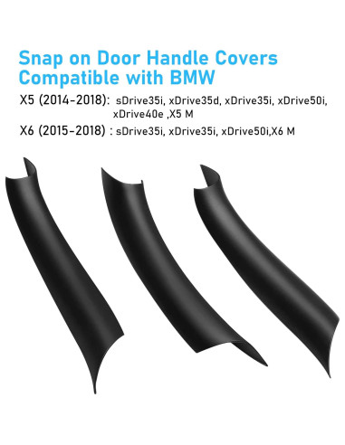 Cubiertas de Manijas de Puerta Jaronx para BMW X5/X6 3PCS
