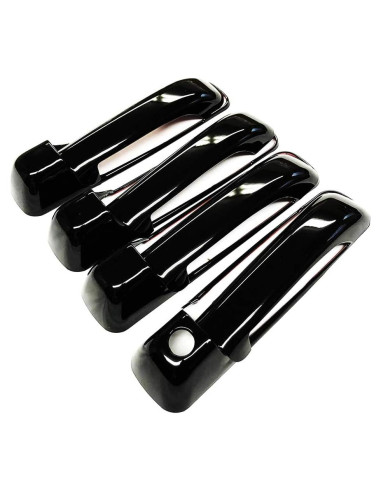 Cubiertas de Manijas de Puerta Negras eRushAutoparts 2009-2018