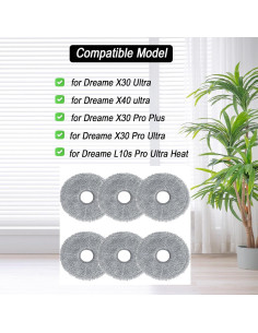 Almohadillas de Mopa Lavables Frexusuent para Robot Aspiradora 2