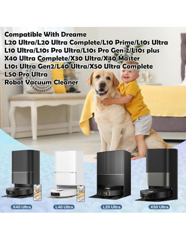 Paquete de 8 paños de microfibra VIEWALL para robots